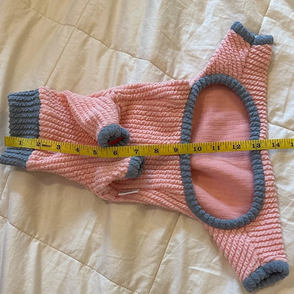 Cozy Pink and Gray Jumper